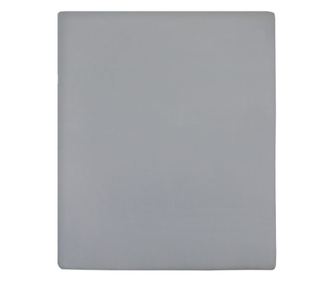 Plahte s gumicom od žerseja 2 kom sive 100x200 cm pamučne