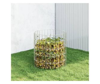 Κομποστοποιητής Κήπου, Ø50x50 εκ., Γαλβανισμένος Χάλυβας