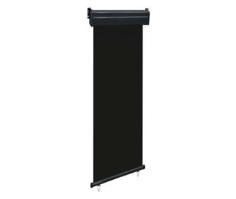Вертикална тента за балкон, 60x250 см, черна