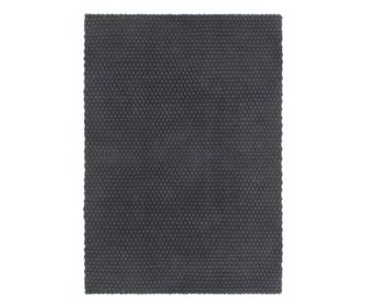 Килим правоъгълен антрацит 160x230 см памук