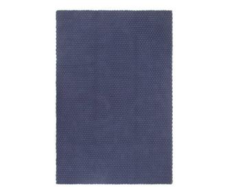 Килим правоъгълен нейви син 160x230 см памук