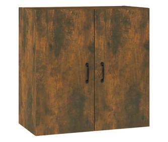 Stenska omarica dimljeni hrast 60x31x60 cm konstruiran les