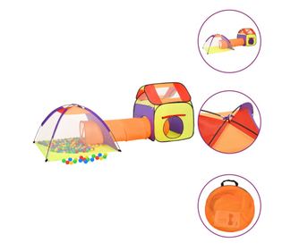 Dětský hrací stan, multicolor, 338x123x111 cm