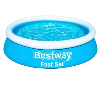 Fast Set napihljiv bazen okrogel 183x51 cm moder