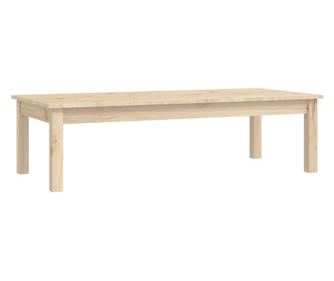 Klubska mizica 110x50x30 cm trdna borovina