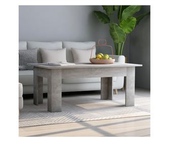 Stolić za kavu, sivi beton, 100 x 60 x 42 cm, PAL