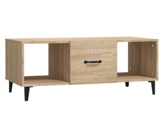 Klubska mizica sonoma hrast 102x50x40 cm konstruiran les