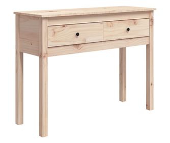 Masă consolă, 100x35x75 cm, lemn masiv de pin