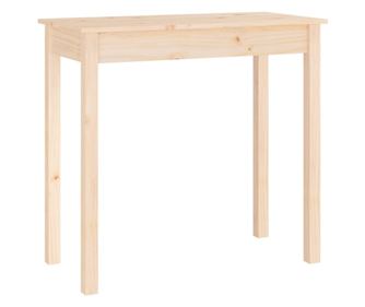 Konzolna mizica 80x40x75 cm trdna borovina
