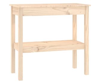 Masă consolă, 80x40x75 cm, lemn masiv de pin