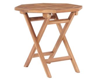 Zložljiva vrtna miza 45x45x45 cm trdna tikovina