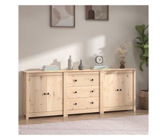 Stojalo, 210x35x80 cm, masivno borovo leso