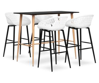 5dílný barový set černobílý