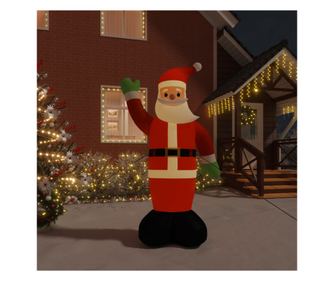 Napihljivi Božiček z LED lučkami za božič, 370 cm