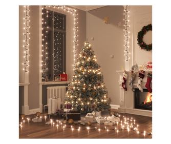 Kompakt 3000 melegfehr LED-es, 60 m-es PVC installci