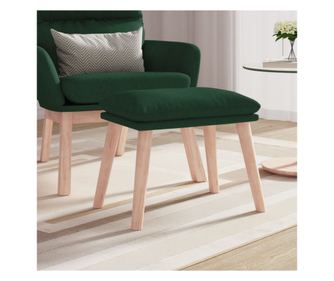 Tabure, tamnozeleni, 45x29,5x39 cm, tekstilni materijal