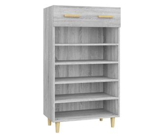 Botník šedý sonoma 60 x 35 x 105 cm kompozitní dřevo