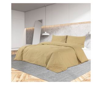 Prevleka za odejo, taupe siva, 260x220 cm, mikrovlakna