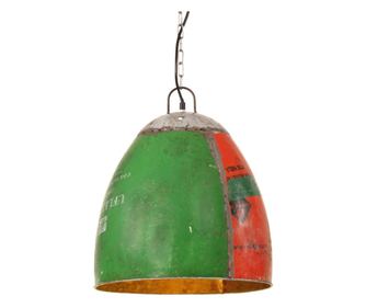 kerek többszínű ipari függőlámpa 25 W 42 cm E27