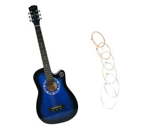 Κιθάρα κλάσης ξύλου 95 cm, Cutaway Blue Club, περιλαμβάνεται σετ χορδών