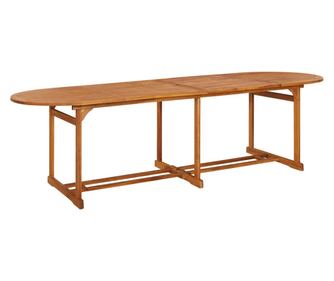 Kertasztal, 280x90x75 cm, tmr akcfa