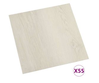 55 db bézs öntapadó PVC padlólap 5,11 m²