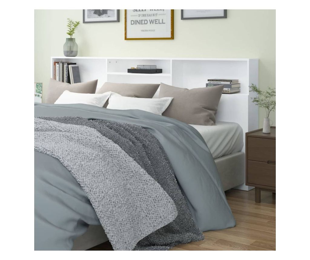 Ormar, bijel, 220x19x103,5 cm