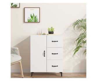 Služavka, bijela, 69,5x34x90 cm, obrađeno drvo