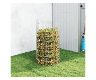 Κομποστοποιητής Κήπου, Ø50x100 εκ., Γαλβανισμένος Χάλυβας