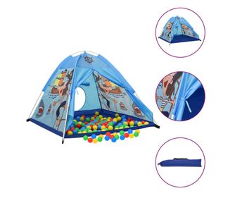 Dětský stan, modrý, 120x120x90 cm