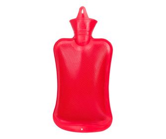 Perna cu apa calda Termofor Sanity Eko, recipient cauciucat, capacitate 2l, efect terapeutic, Rosu