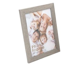 Рамка за снимка Home, За вертикално или хоризонтално разположение, MDF, Стъкло, 16,5х21,5 см, Сив