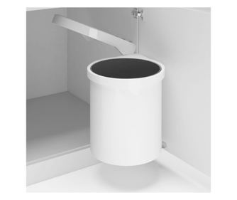 Vestavěný kuchyňský odpadkový koš, 12 L, plast