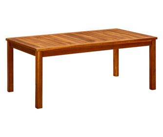 Vrtna klubska mizica 110x60x45 cm trden akacijev les