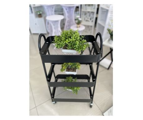 Raft negru, 4 nivele 45х32х82cm