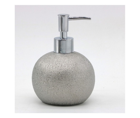 Дозатор за течен сапун Inter Ceramic Сесил ICCA 62663, Сребро, Полирезин, Стоящ, За баня