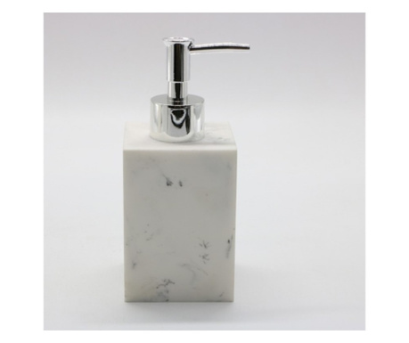 Дозатор за течен сапун Inter Ceramic Лейн ICCA 62863, Бял, Полирезин, Стоящ, За баня