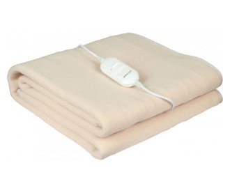 Електрическа подложка за легло Ayco AEB-221, 60W, Полар, Защита против прегряване, 150х80 см, Бежов