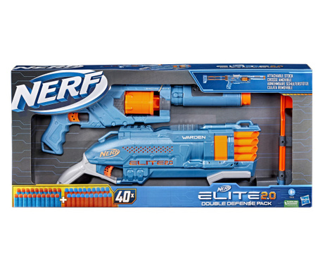 Nerf Blaster Set Duble Defense Elite 2.0