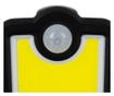 Lampa solara de perete, LED, cu senzor de miscare, 3 moduri iluminare, 1.8 W, 6000 lm, IP67, 28x9 cm, Izoxis 