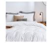 Husa pilota, percale alb 125 g/mp, bumbac 100% Sofi 180/215cm