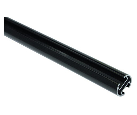 Chicago karnis rúd / belső csúszású profil sín 20 mm Fekete 160cm