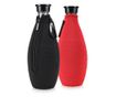 Комплект от 2 калъфа Cooler Jacket за бутилки SodaStream, Kwmobile, черно/червено, неопрен, 55883.01