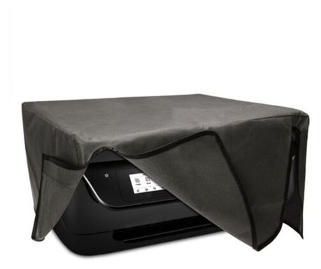 Капак за принтер HP OfficeJet 3831, Kwmobile, сив, текстил, 48259.19