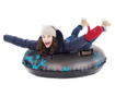 Надуваема шейна Inflatable, Snow tube, Дръжки, 120см, до 130кг, Черен