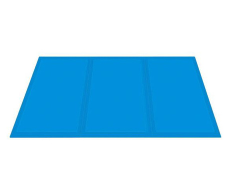 Hűsítő hatású szőnyeg kutyának/macskának, vízálló, kék, XXXL méret, 110x70 cm, Springos