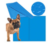 Постелка с охлаждащ ефект за куче/котка, водоустойчива, синя, размер L, 50x40 см, Springos