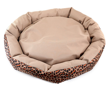 Легло от водоустойчив материал за кучета или котки модел Animal Print 77 см