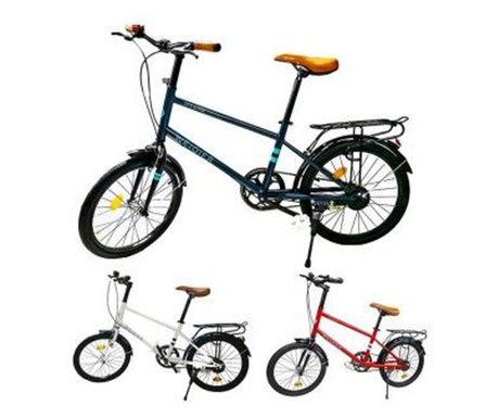 Детски велосипед с багажник метална рамка 20"