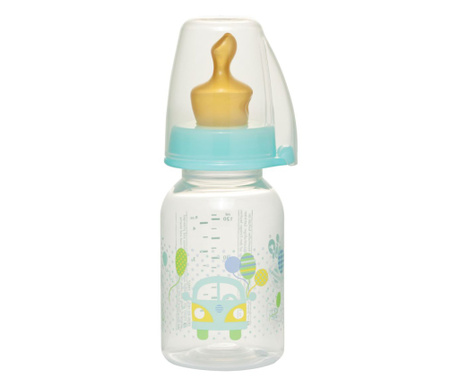 Бебешко шише Family Unisex PP 125 ml с латексов биберон за чай, № 1, MCT 35004